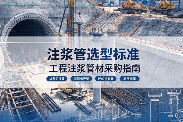 延安注浆管选型标准